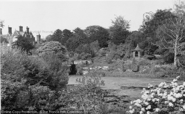 Photo of Sandringham, The Old Summer House And The Lake c.1955