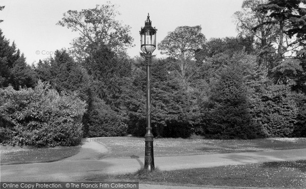 Photo of Sandringham, The Old Victorian Lamp c.1955