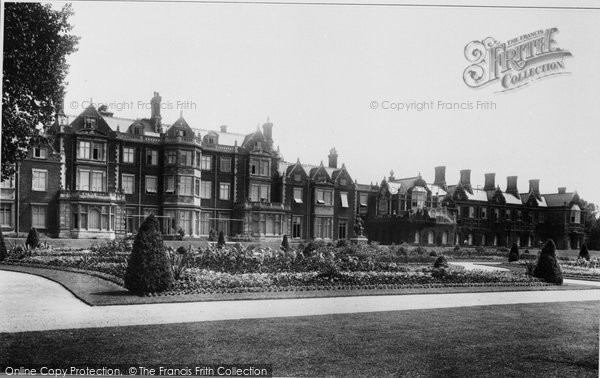 Photo of Sandringham, West Front 1896