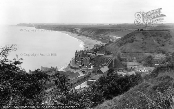 Photo of Sandsend, From Lythe Bank 1925