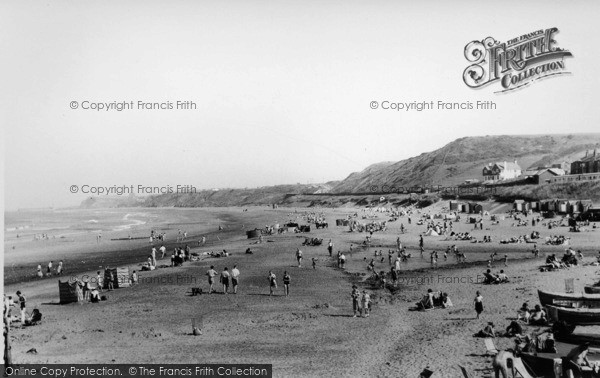 Photo of Sandsend, The Beach c.1955