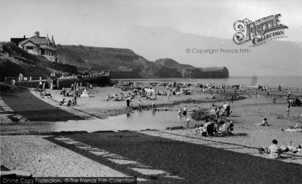 Photo of Sandsend, The Beach c.1955