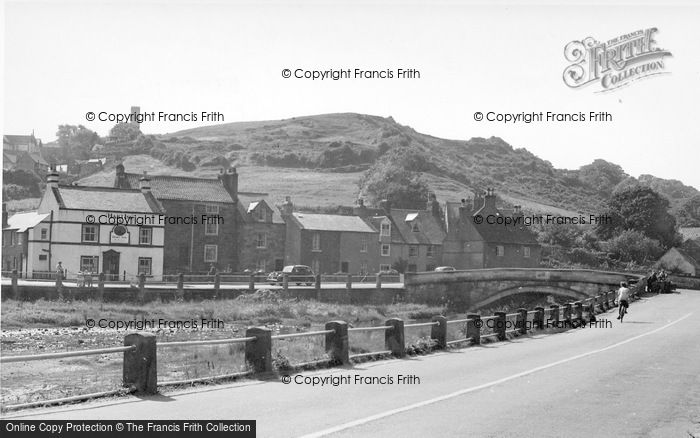 Photo of Sandsend, The Bridge And Sea Road c.1955