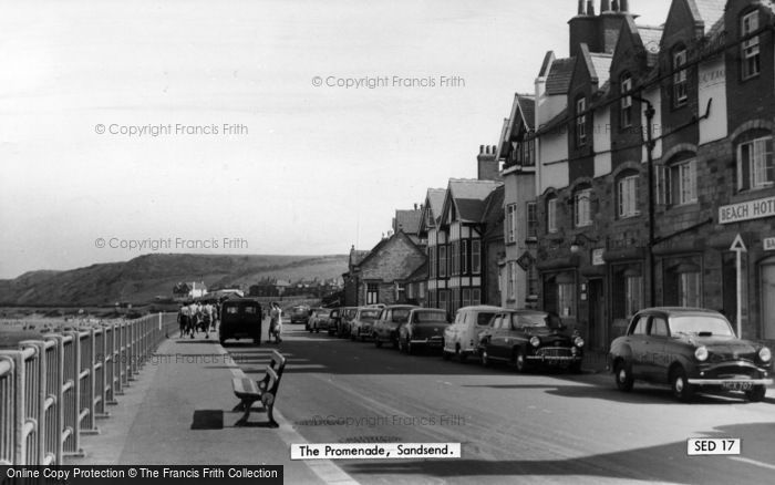 Photo of Sandsend, The Promenade c.1955