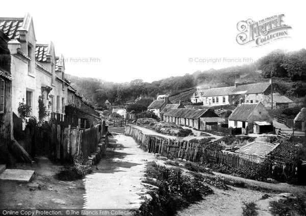 Photo of Sandsend, The Village c.1885