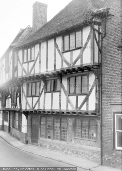 Photo of Sandwich, Pilgrims House c.1960