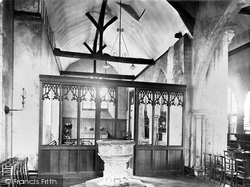 St Clement's Church Interior 1924, Sandwich