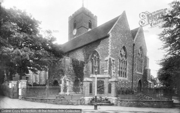Photo of Sandwich, St Peter's Church 1924