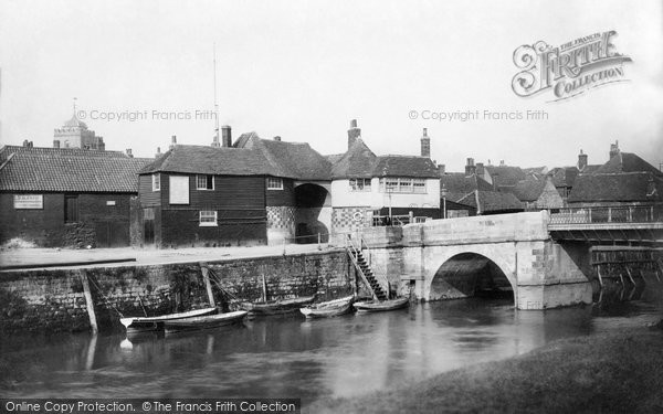 Photo of Sandwich, The Barbican And Bridge 1894