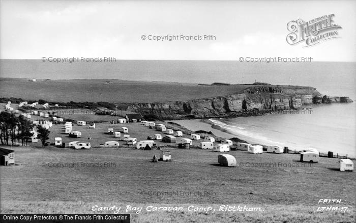 Photo of Sandy Bay, Sandy Bay Caravan Camp c.1955