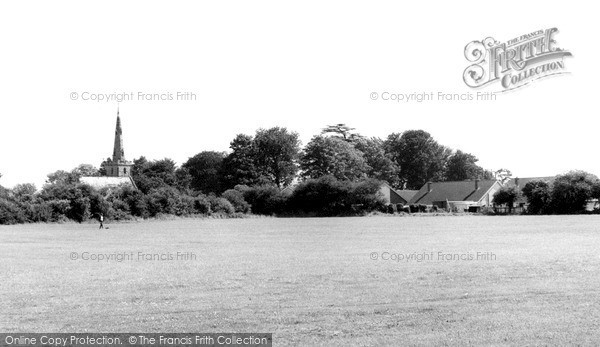 Photo of Sapcote, All Saints Church And The Playing Field c.1965