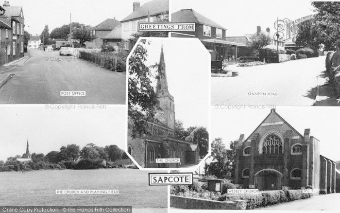 Photo of Sapcote, Composite c.1965