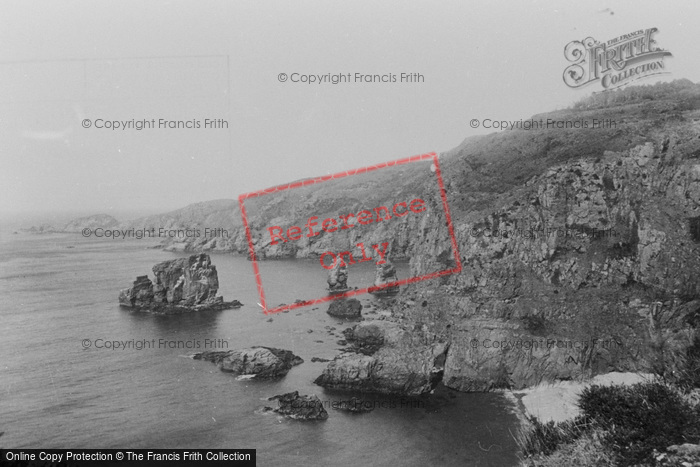 Photo of Sark, Banquette Bay, Les Autelets And Beacon 1893