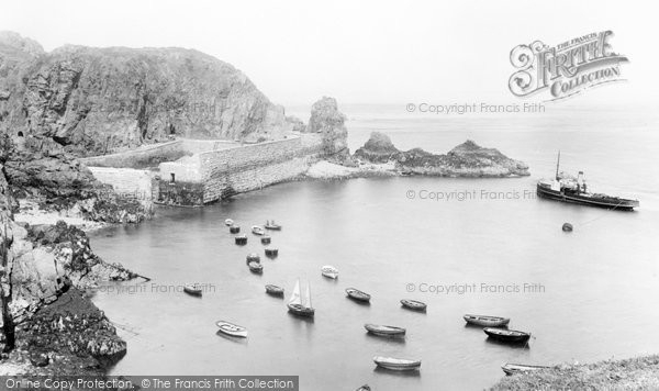 Photo of Sark, Creux Harbour 1894