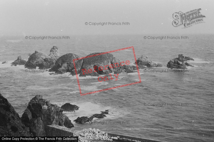 Photo of Sark, Creux Harbour Rocks 1893