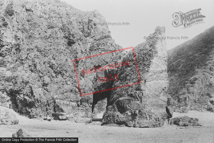 Photo of Sark, Dixcart Bay, Natural Arch 1893
