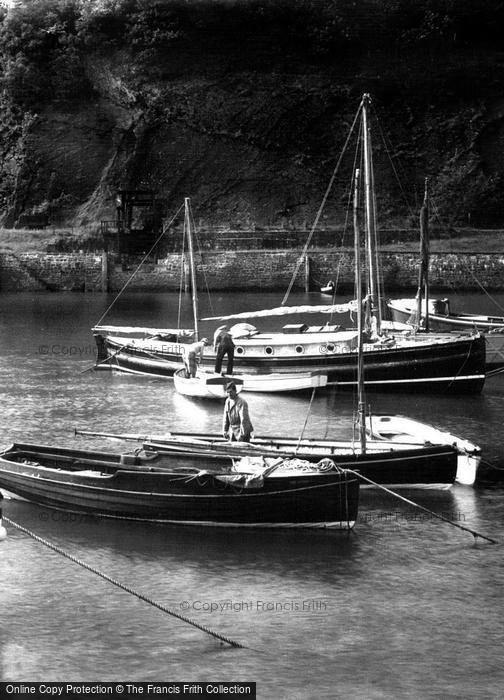 Photo of Saundersfoot, Boats In The Harbour 1933