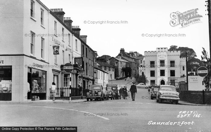 Photo of Saundersfoot, Cambrian And Hean Castle Hotels c.1965