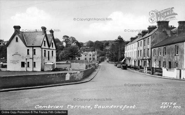 Photo of Saundersfoot, Cambrian Terrace c.1960