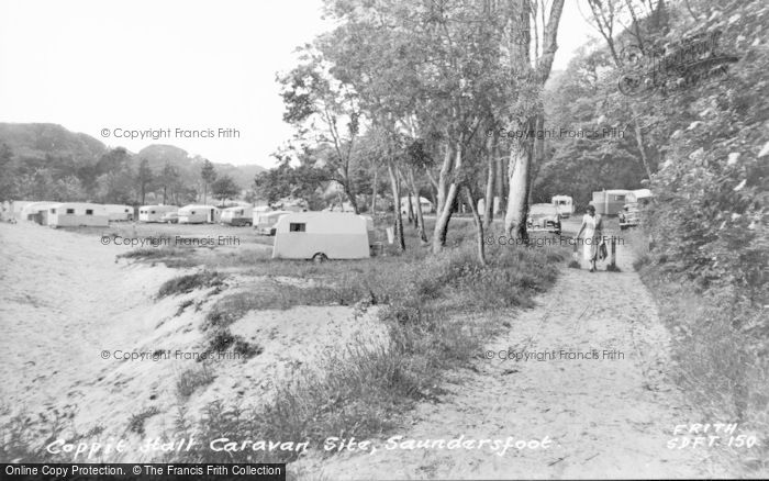 Photo of Saundersfoot, Coppit Hall Caravan Site c.1960