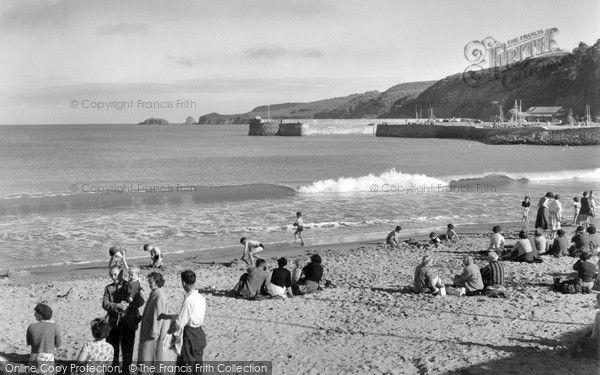 Photo of Saundersfoot, Harbour And Monkstone Point c.1958