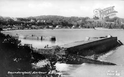 Harbour And Quay c.1950, Saundersfoot