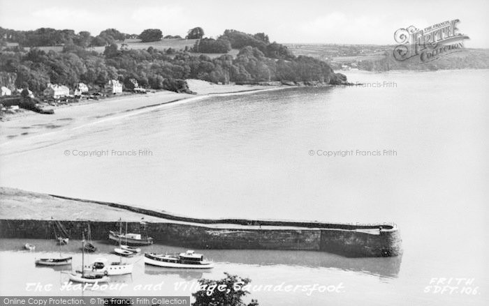 Photo of Saundersfoot, Harbour And Village c.1965