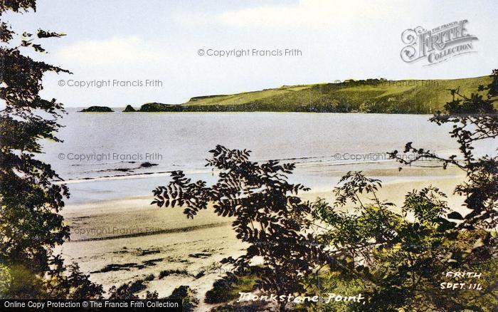 Photo of Saundersfoot, Monkstone Point c.1960