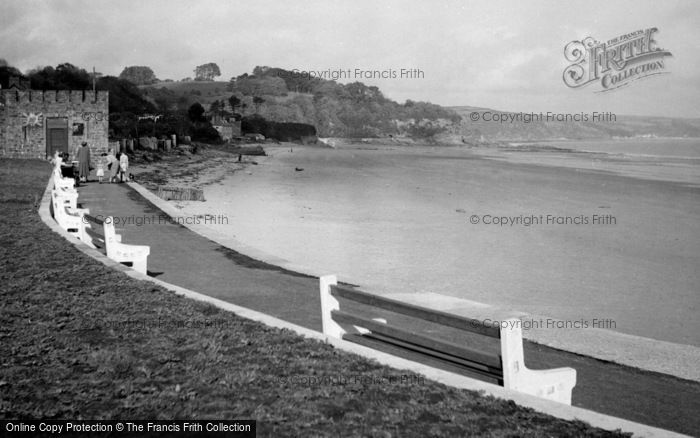 Photo of Saundersfoot, Promenade And Sands 1949