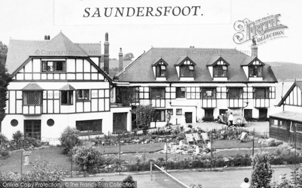 Photo of Saundersfoot, St Brides Hotel c.1955