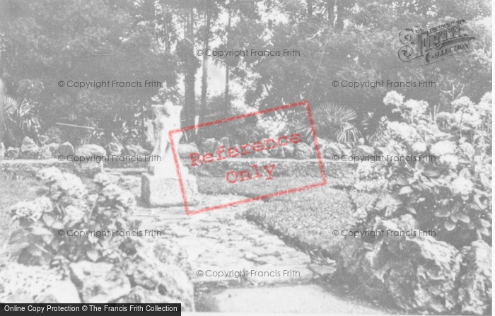 Photo of Saundersfoot, St Brides Hotel Gardens c.1955