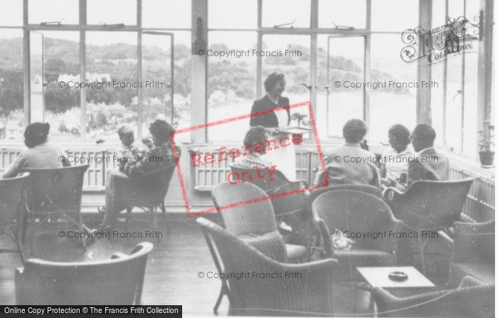 Photo of Saundersfoot, St Brides Hotel, Sun Lounge c.1955