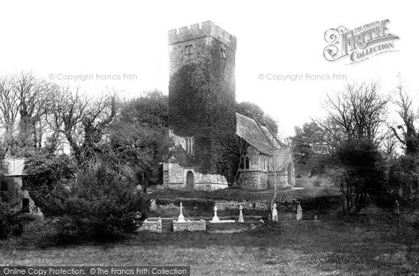 Photo of Saundersfoot, St Issell's Church 1898
