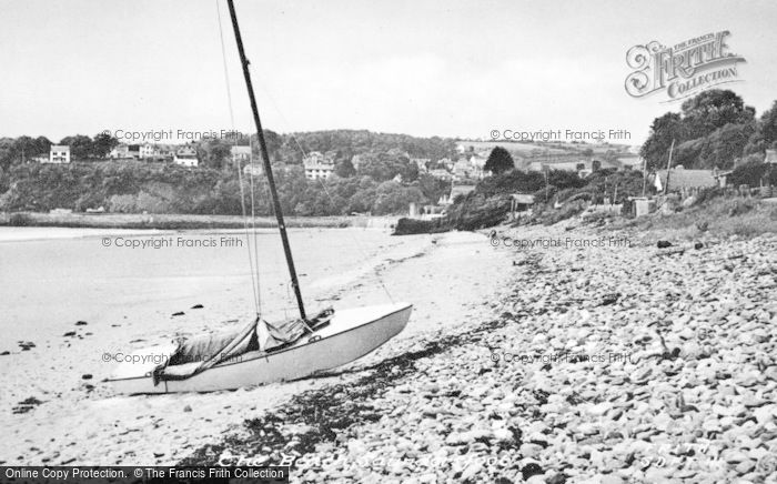 Photo of Saundersfoot, The Beach c.1960
