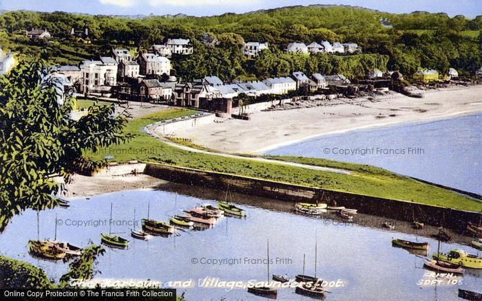 Photo of Saundersfoot, The Harbour And Village c.1965