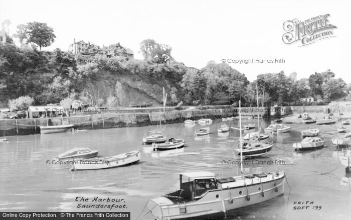 Photo of Saundersfoot, The Harbour c.1965
