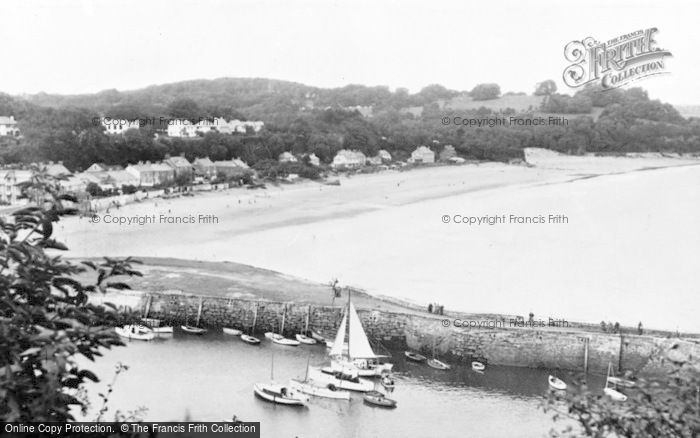 Photo of Saundersfoot, The Village And Harbour c.1955