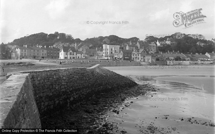 Photo of Saundersfoot, The Village From Harbour Wall 1949