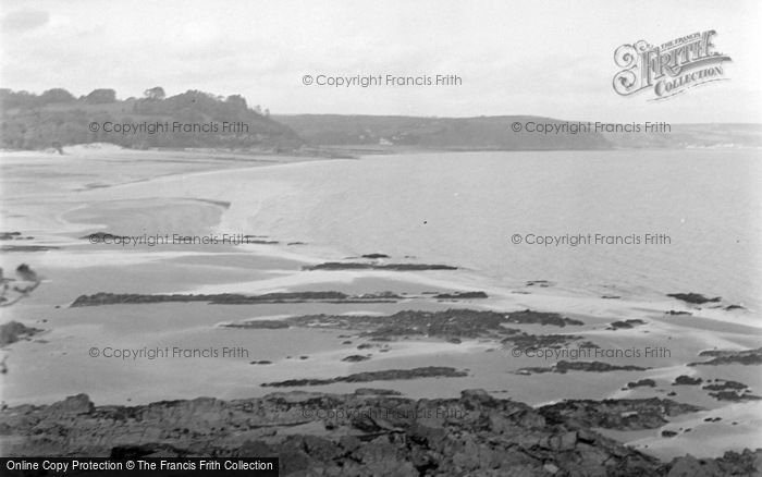 Photo of Saundersfoot, View Across The Bay 1949