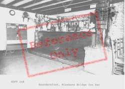 Wisemans Bridge Inn Bar c.1965, Saundersfoot