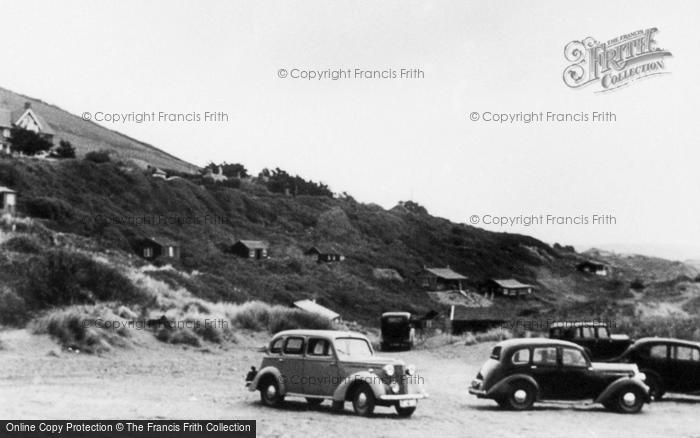 Photo of Saunton, Car Park And Slopes c.1950