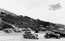 Car Park And Slopes c.1950, Saunton
