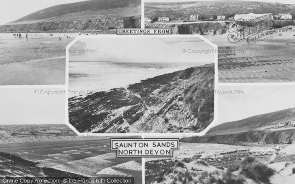 Photo of Saunton, Composite c.1960