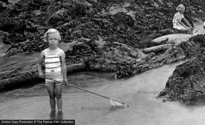 Photo of Saunton, Rockpooling 1938