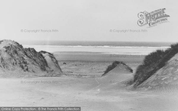 Photo of Saunton, Sandhills And Beach c.1950