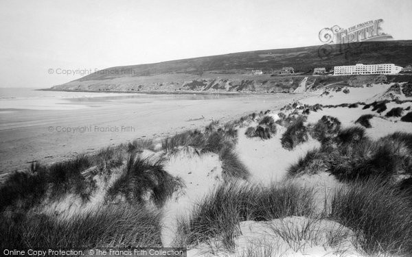 Photo of Saunton, Sands And Hotel 1935