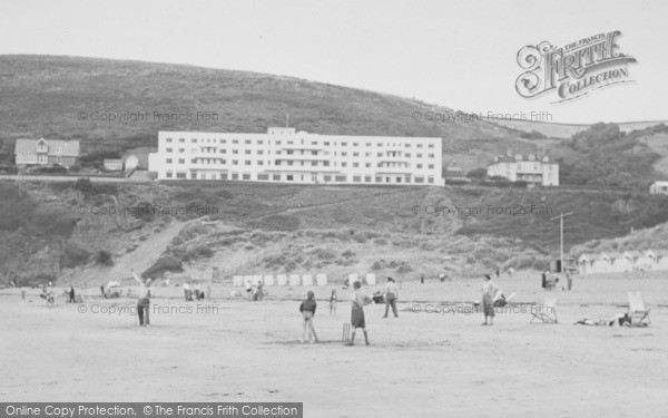 Photo of Saunton, Sands Hotel And Beach c.1950