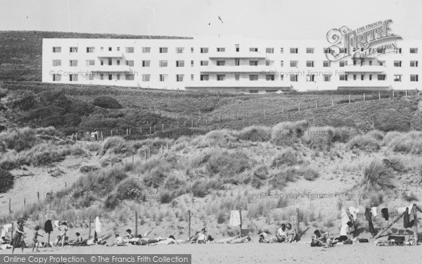 Photo of Saunton, Saunton Sands Hotel c.1955
