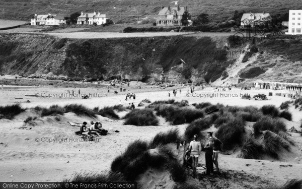 Photo of Saunton, The Burrows, People c.1960