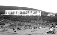 Saunton, the Saunton Sands Hotel c1955